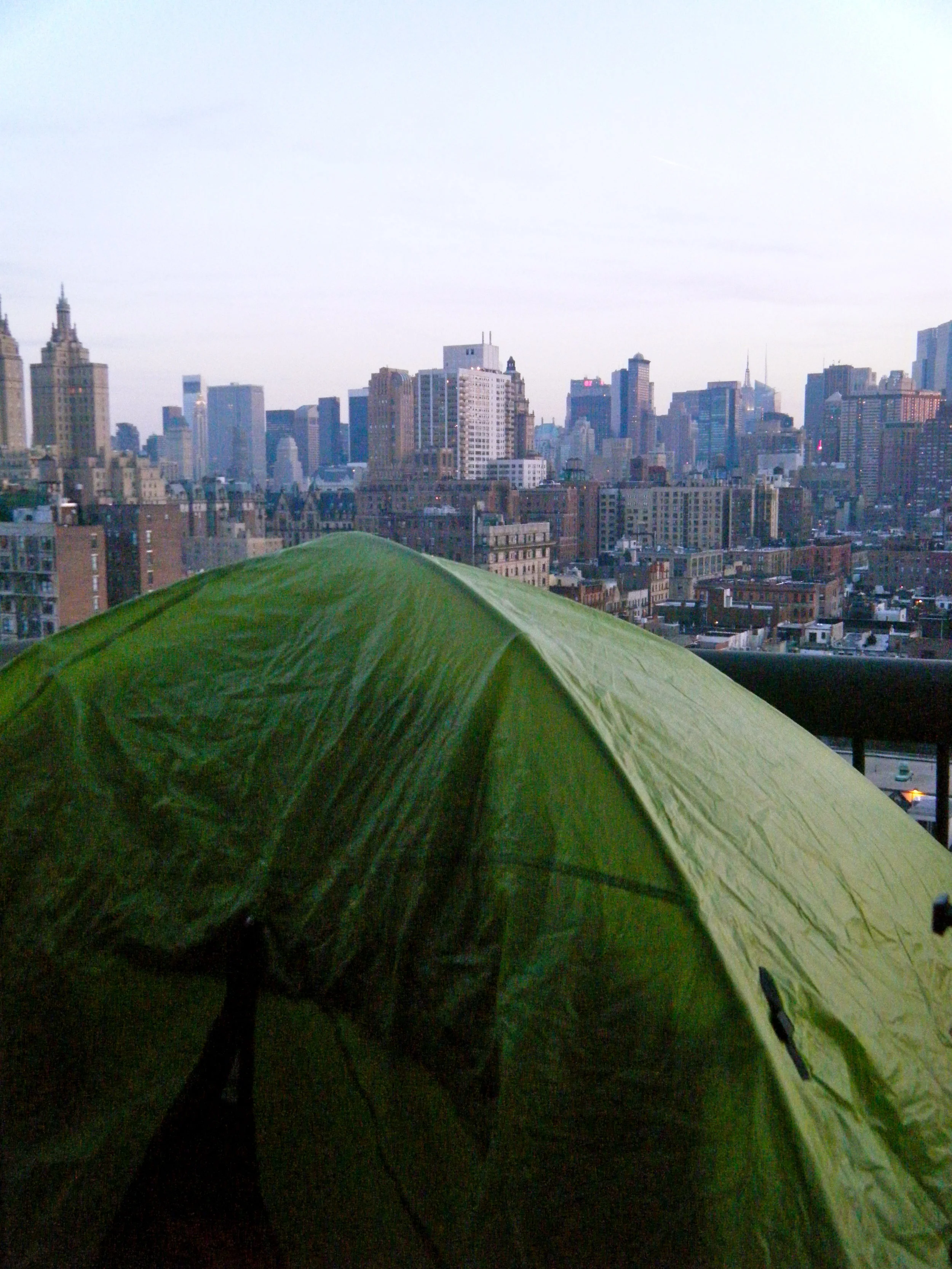 Urban Camping on the Upper West Side of NYC by Sarah Ackerman 