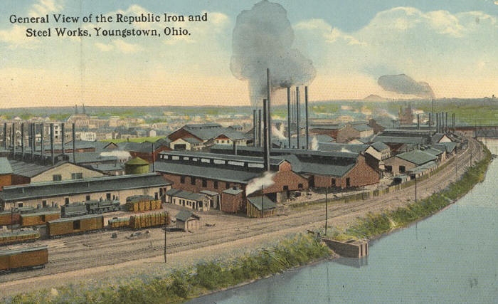  Republic Iron and Steel Works, Youngstown, Ohio   Source  
