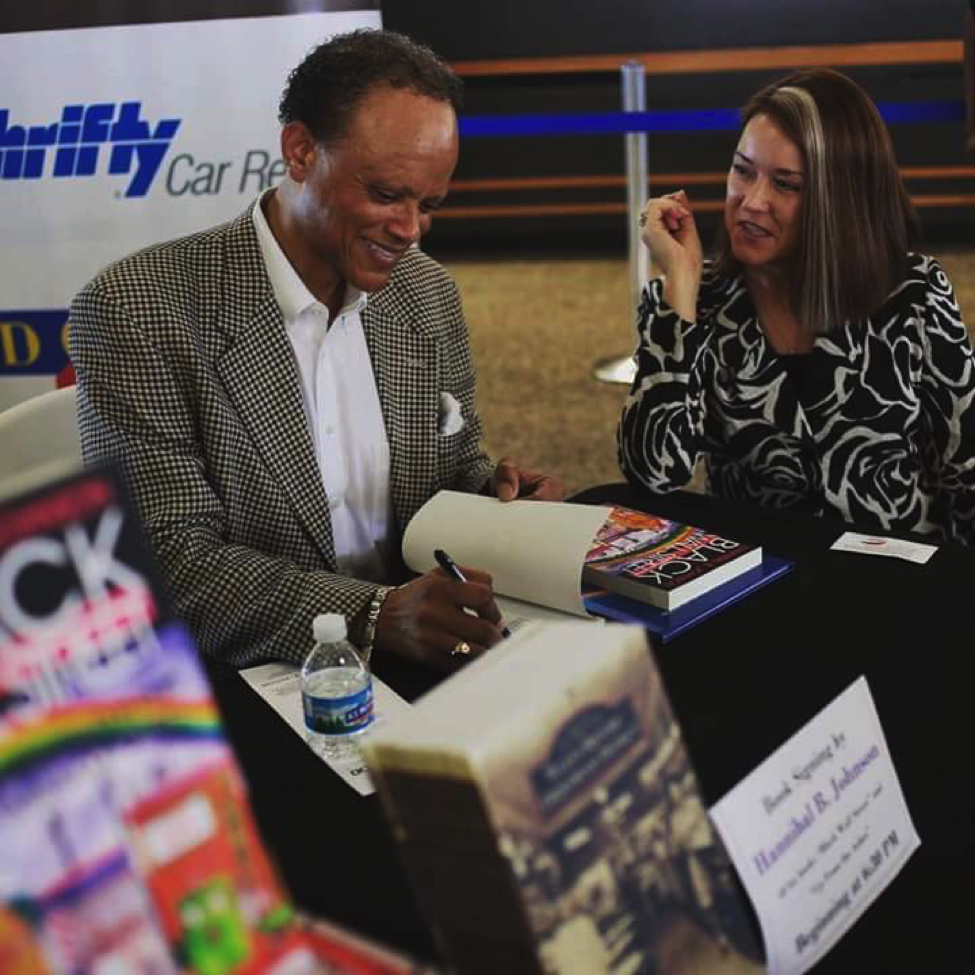 Hannibal Johnson and Dr. Deborah Gist, superintendent of Tulsa Public Schools