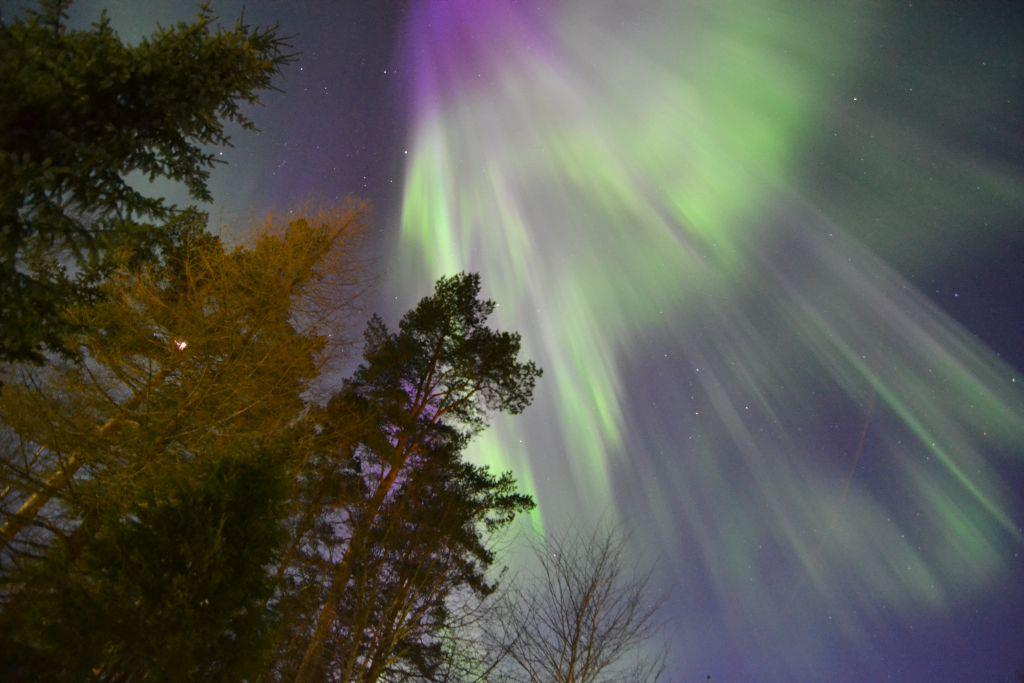  The Northern Lights over Juha's home 