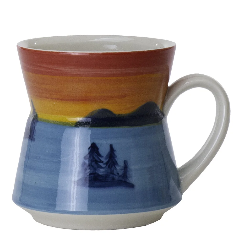 Acadia Beaker Mug Sunset  C&M Ceramics