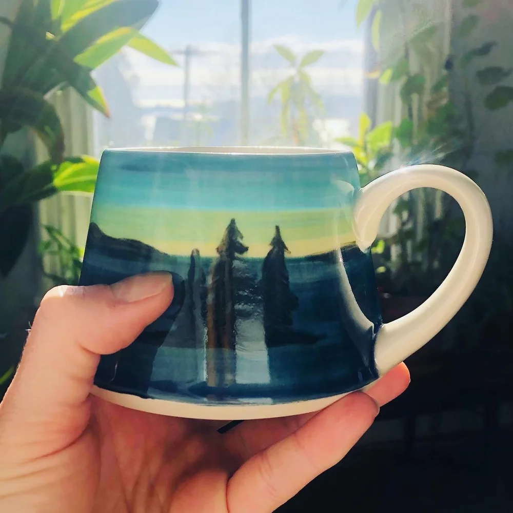 Acadia Dawn Camp Mug  C&M Ceramics