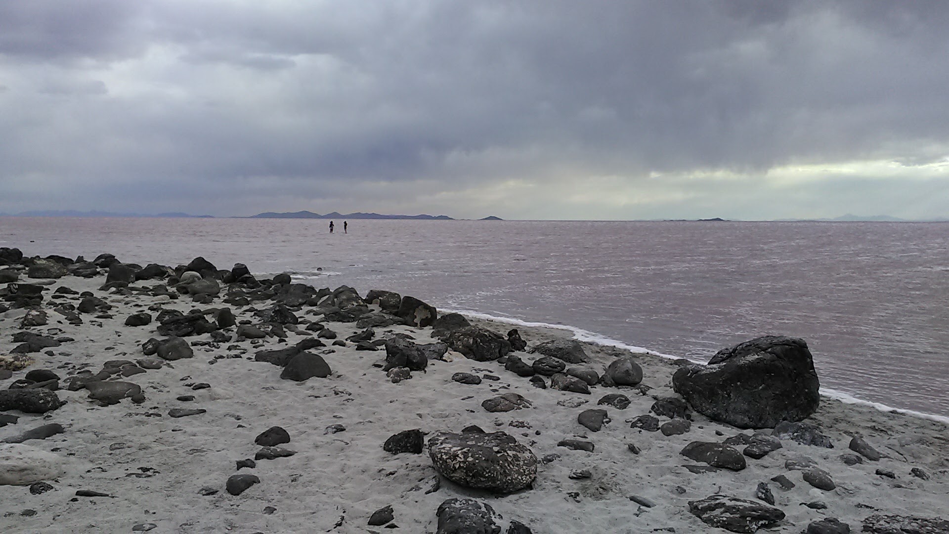 Spiral Jetty, Rozel Point, Great Salt Lake, Utah