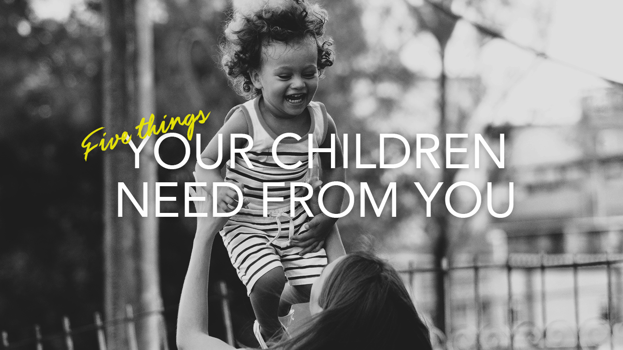 How can you raise children that love God, love others, and make a positive impact in the world around them? In the next few minutes you will discover five things your children need from you in order to become what God has destined them to be. 
