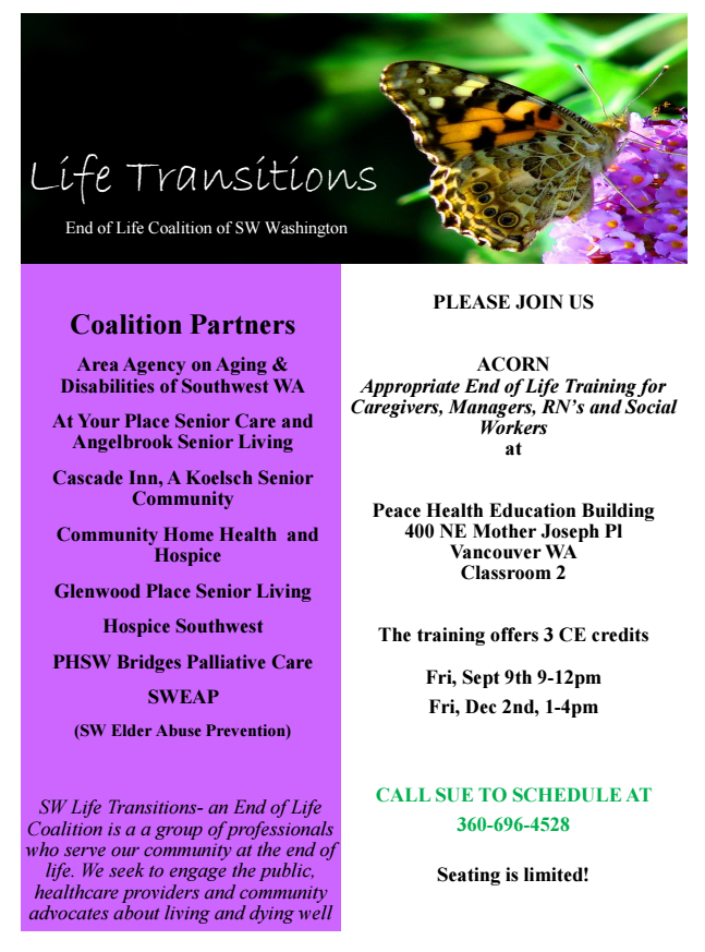 Click on the flier to see a larger version.