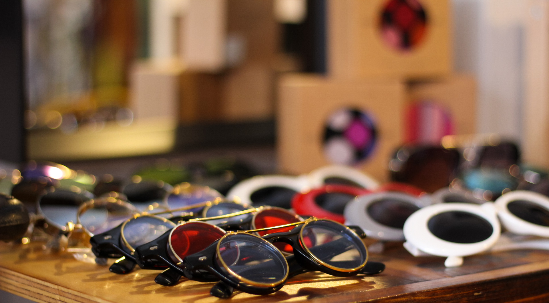 Get in the shade with a variety of sunglasses for men and women. Shades are sold in store only. Photo by Maik Mur
