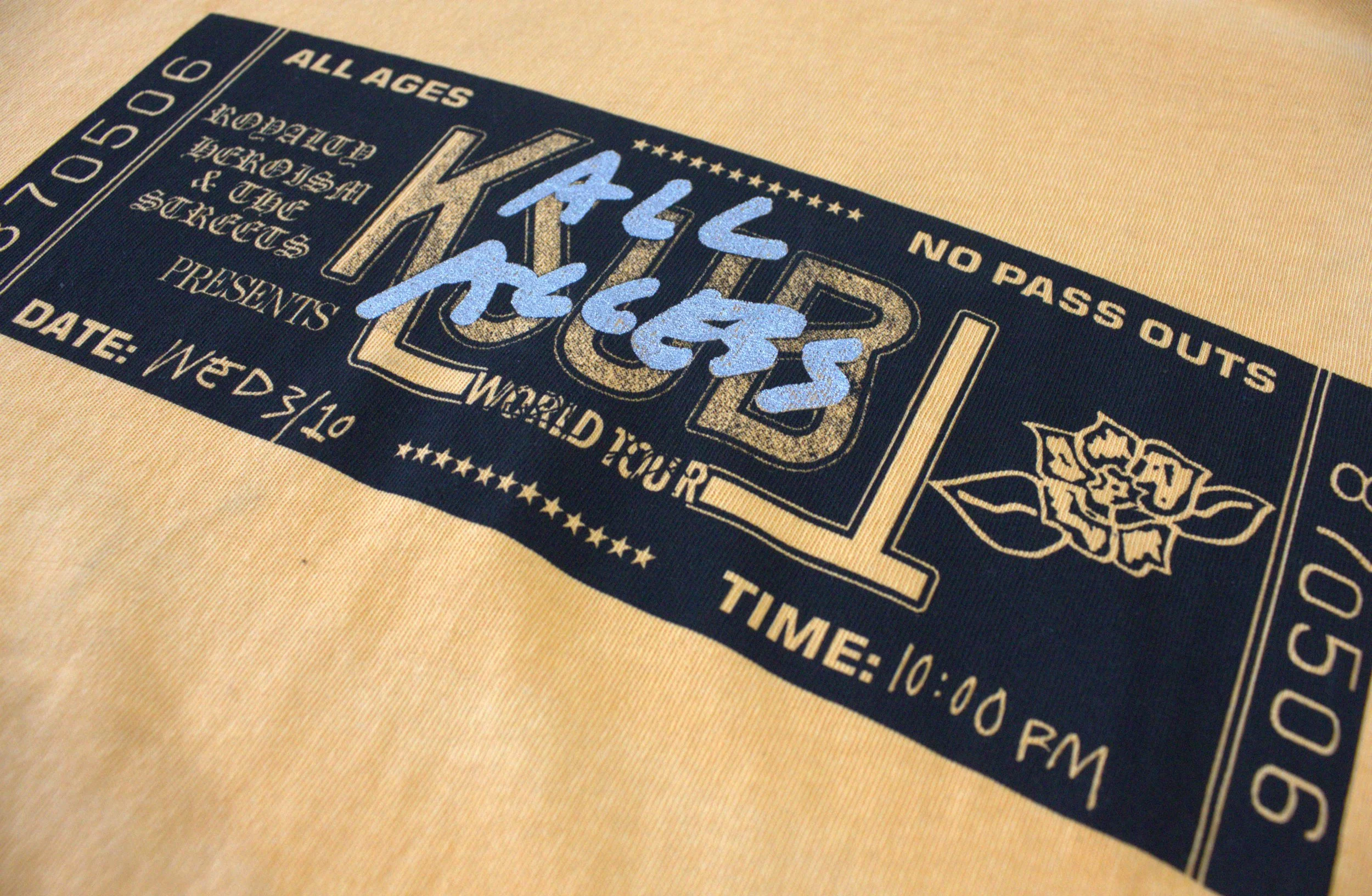 Ticket Kash Ss Tee Ember by Ksubi