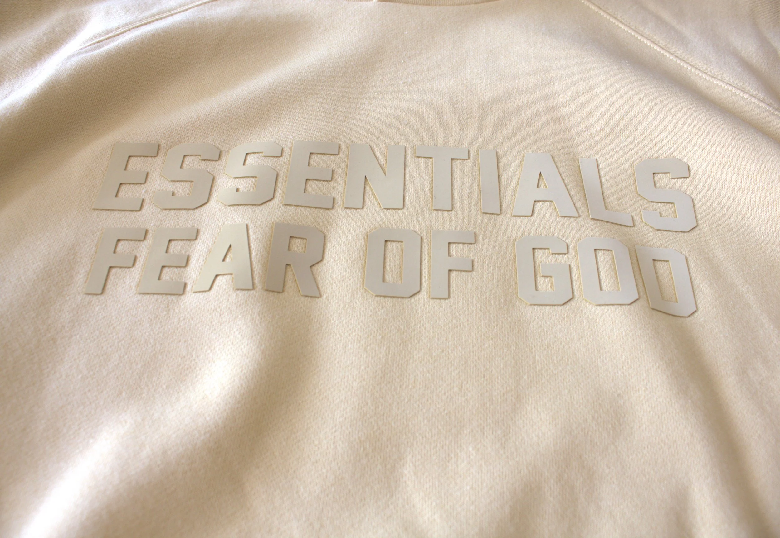 Fear of God Essentials Hoodie Light Tusca size xl