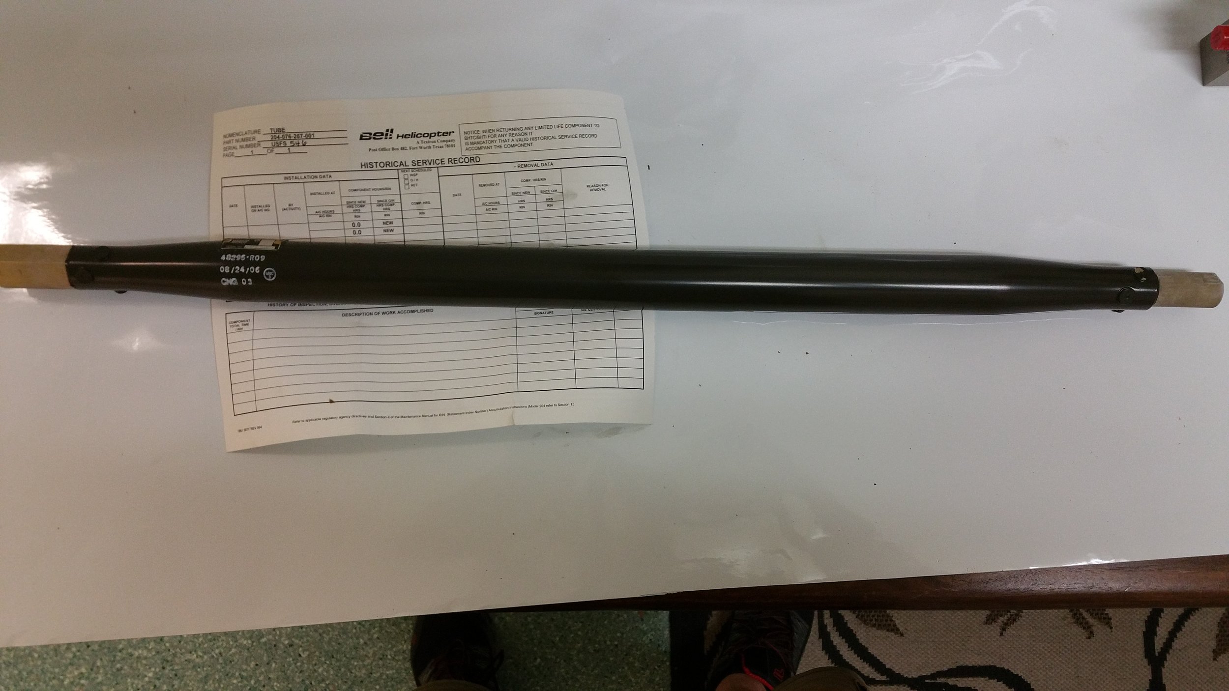 204-076-267-001, Control Tube