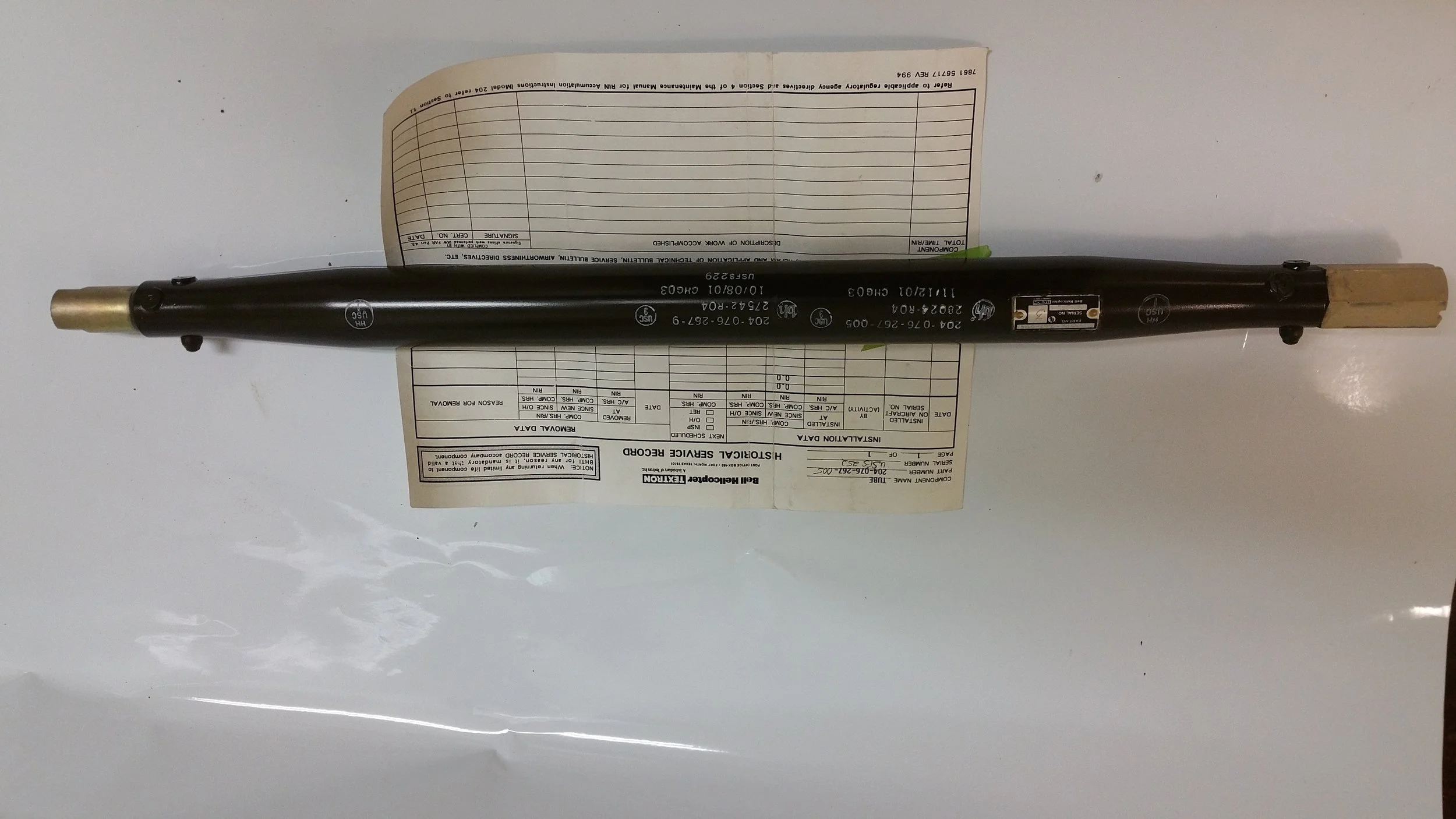 204-076-267-005, Control Tube