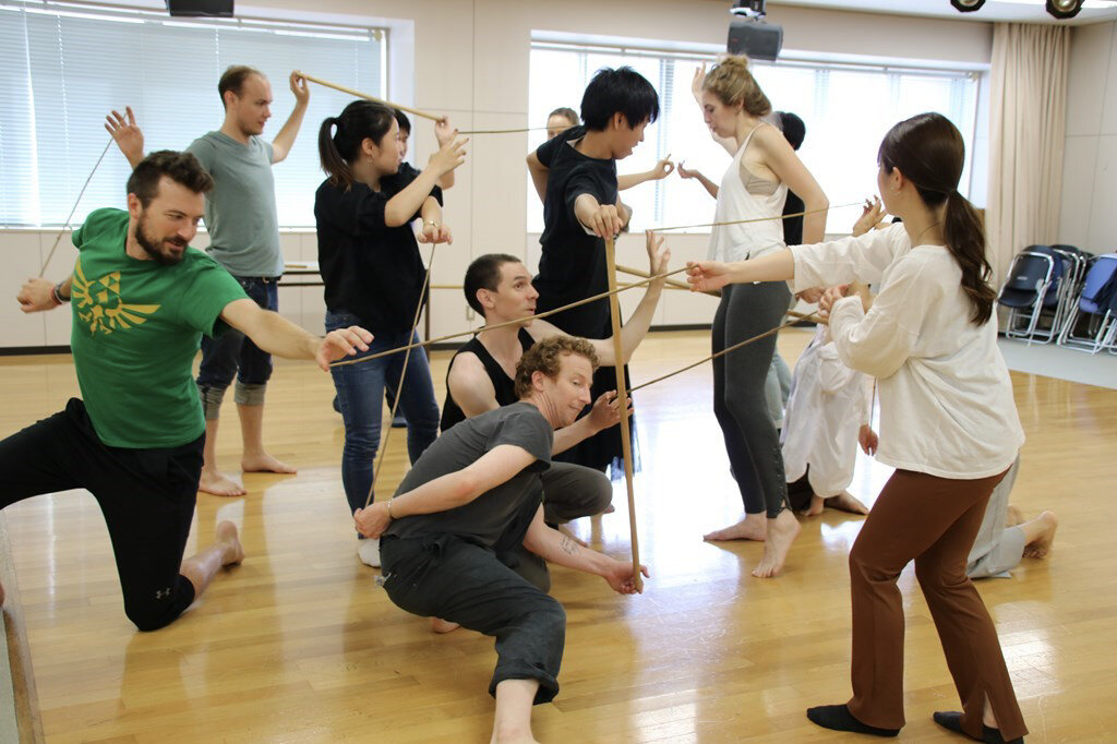Community workshop with the Shakespeare Ensemble in Osaka, Japan