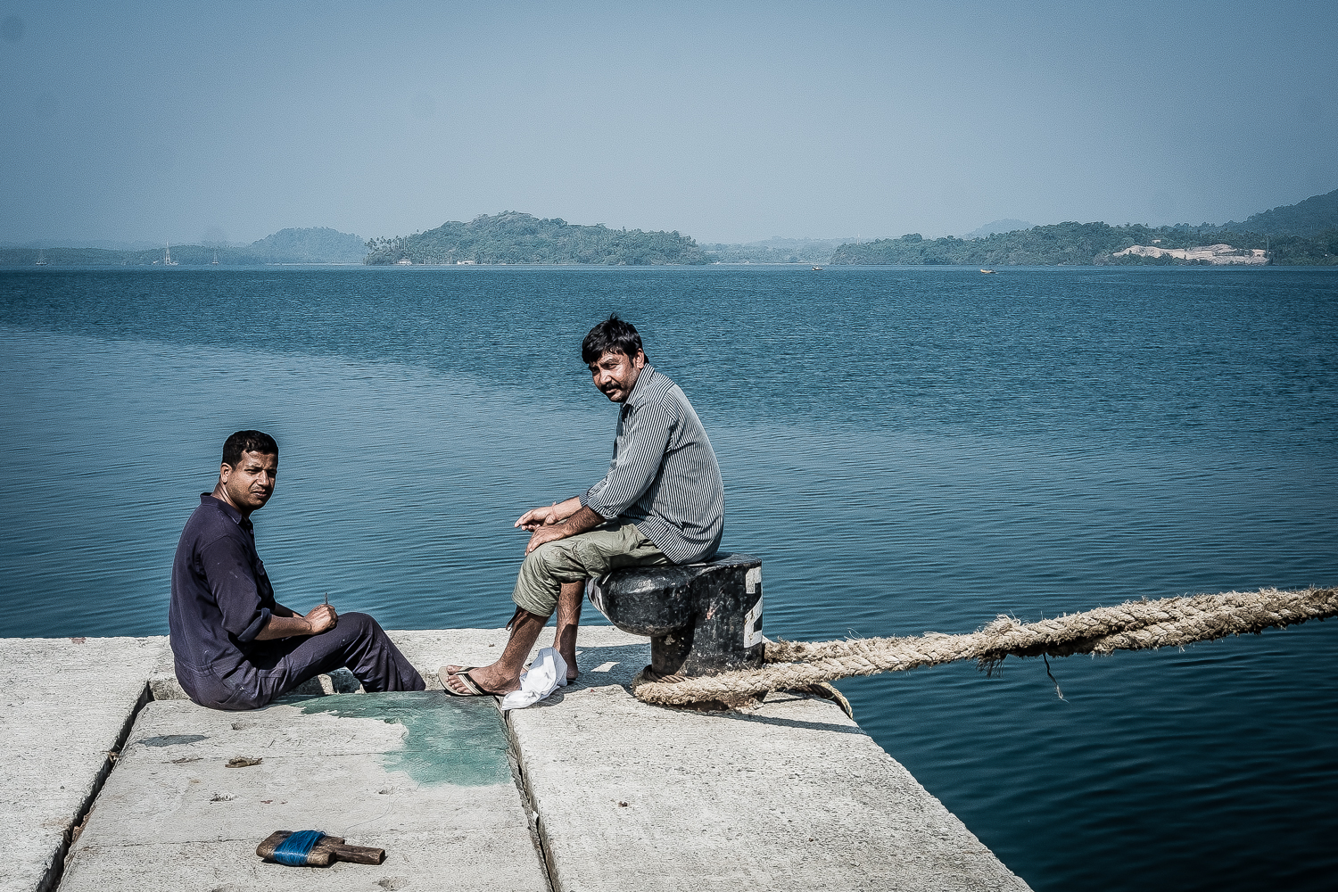 Fisherman, Port Blair, Andaman Island, India