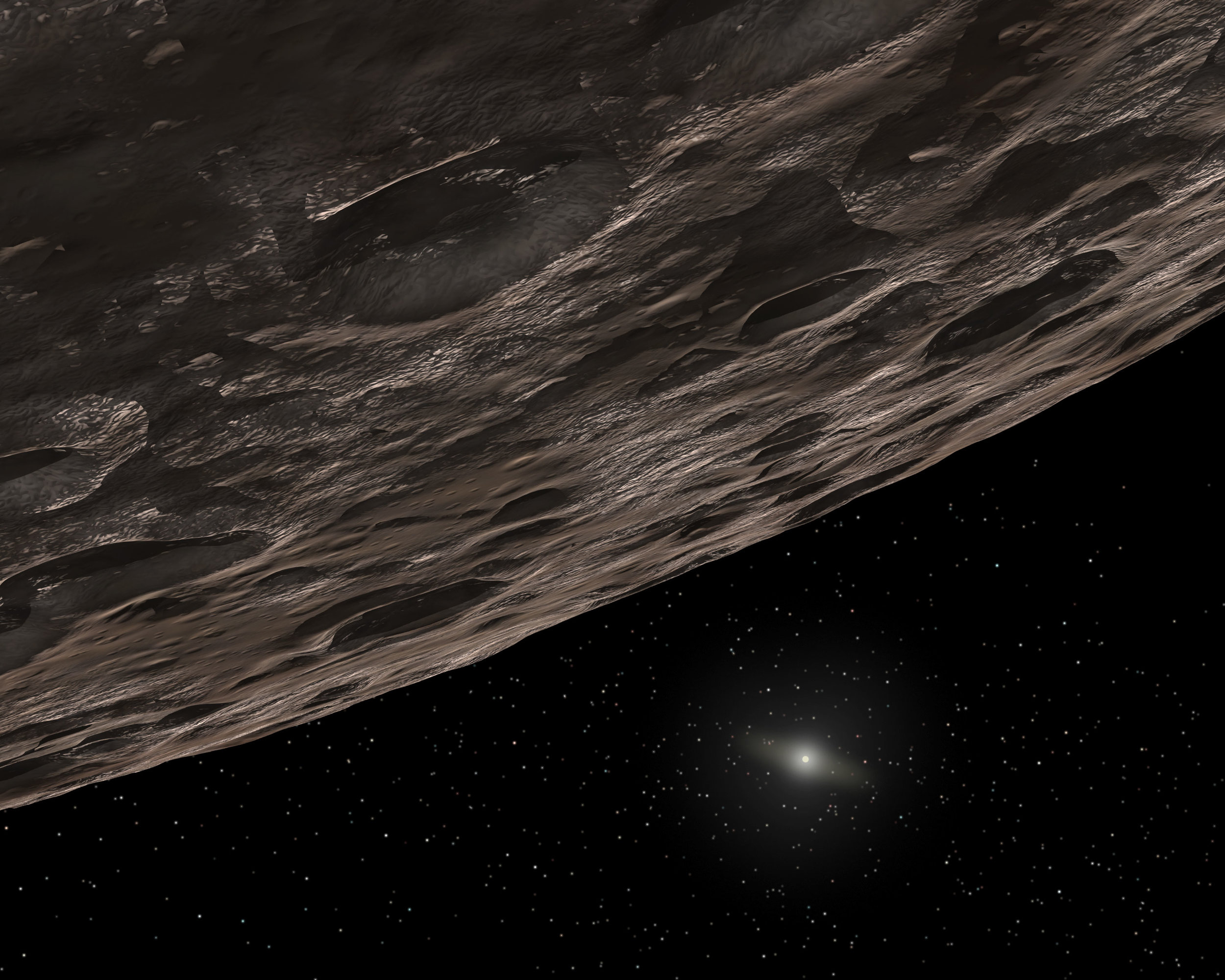 Artist's Conception of a Kuiper Belt Object. Credit: NASA/JPL-Caltech/T. Pyle (SSC)