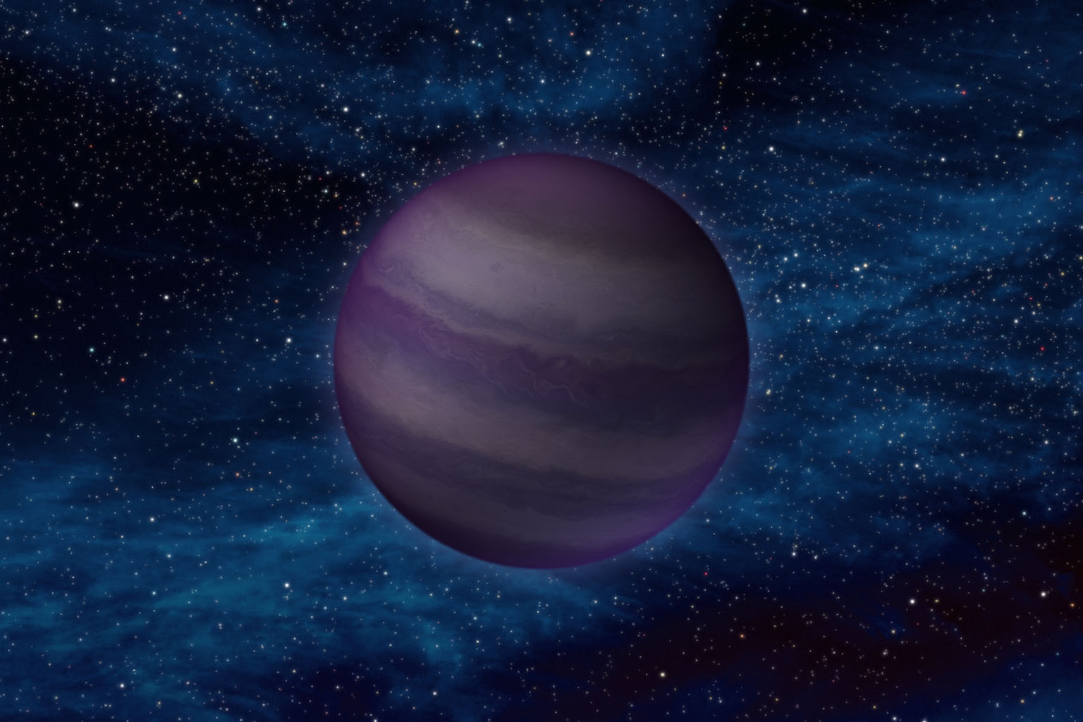This artist's conception illustrates what a "Y dwarf" might look like. Y dwarfs are the coldest star-like bodies known, with temperatures that can be even cooler than the human body. Image credit: NASA/JPL-Caltech