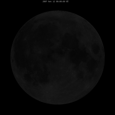 Lunar libration. Image credit : wikimedia user Tomruen .