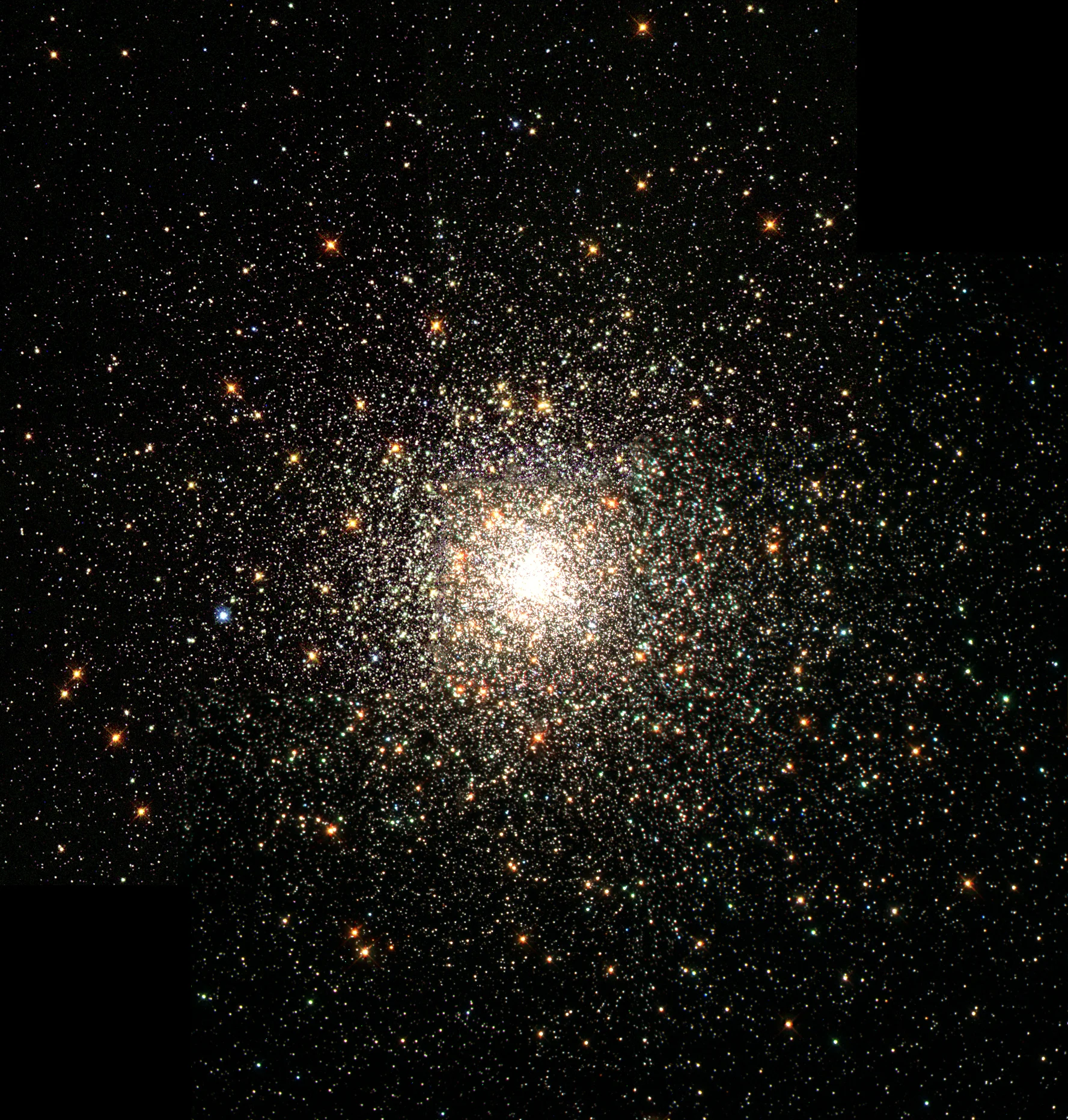 This stellar swarm is M80 (NGC 6093), one of the densest of the 147 known globular star clusters in the Milky Way galaxy. Image credit: The Hubble Heritage Team (AURA/STScI/NASA)