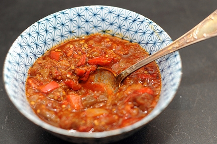 Ikra Eggplant caviar.