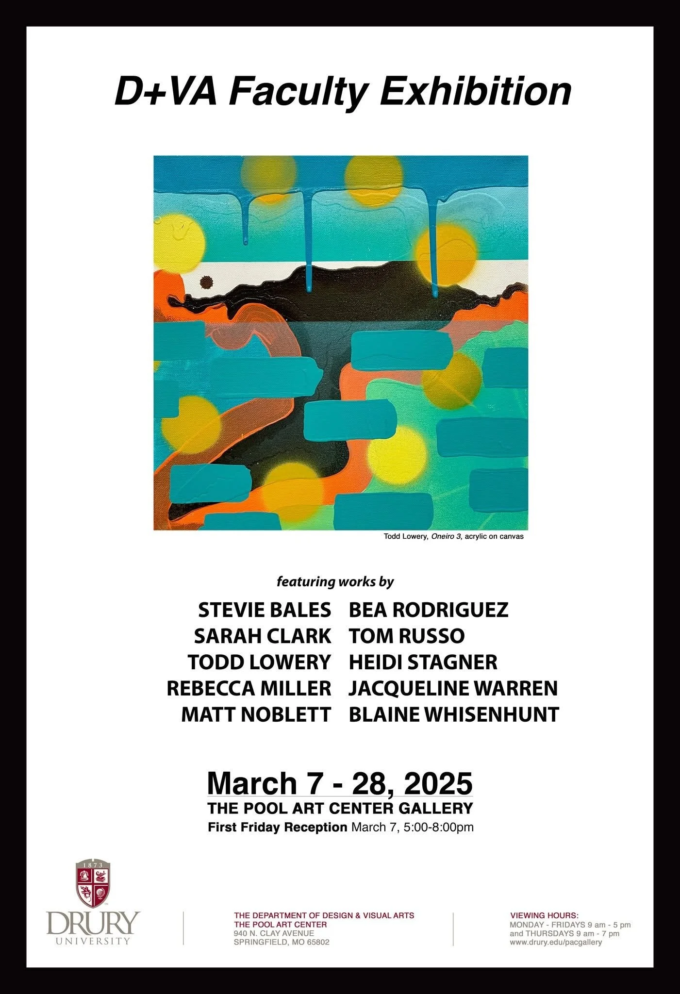 Drury art professors collaborate for exhibit that opens March 7, 2025