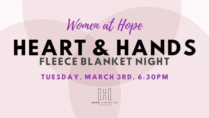 Women at Hope - Heart &amp; Hands Night