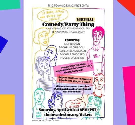 This Saturday, April 24 at 8 PM a group of our fabulously talented alumni and a few of their fabulously talented friends will gathering in the name of all things rip-roaringly hilarious, tastefully inappropriate and wildly entertaining to present the