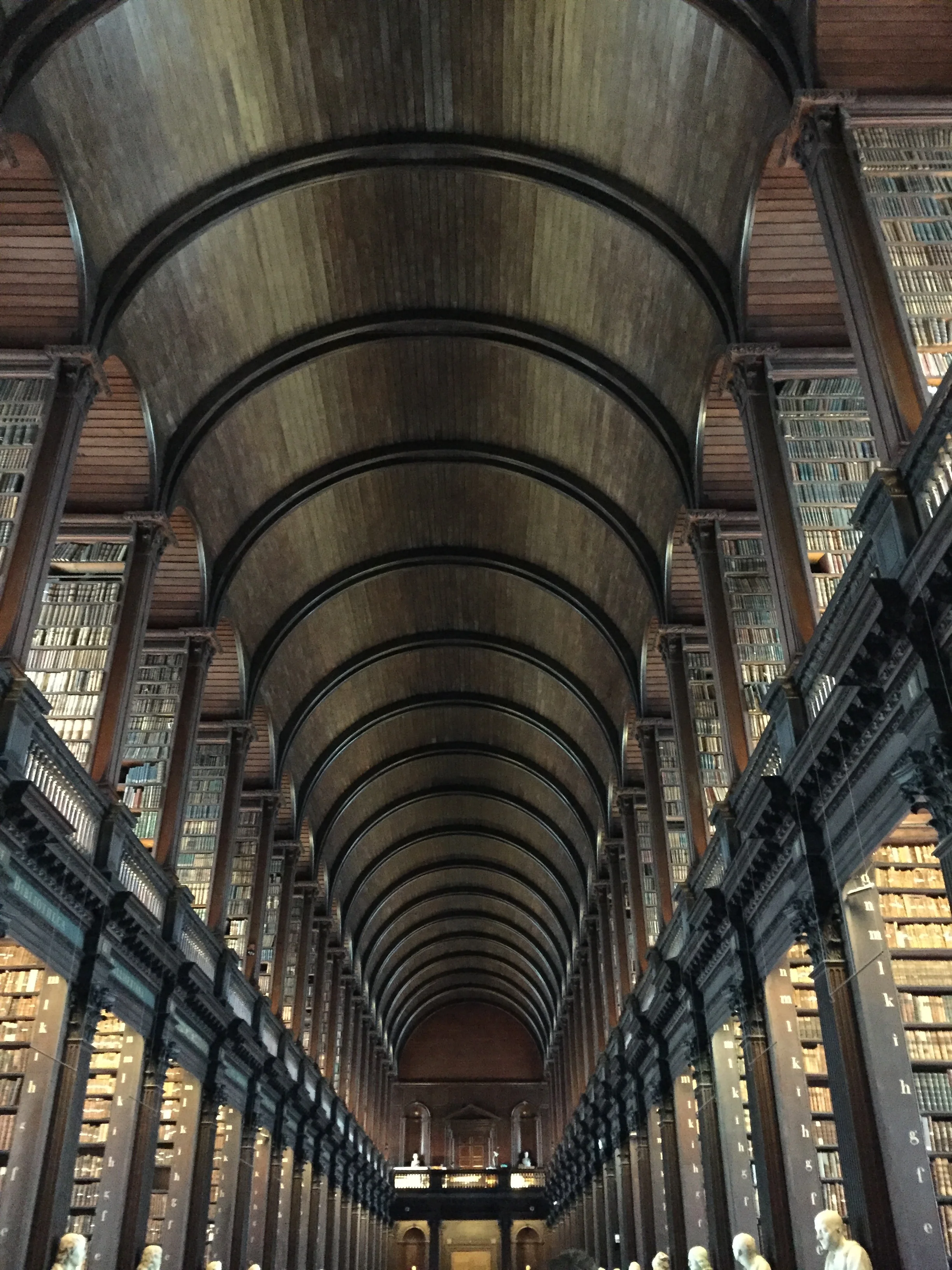 The Long Room at Trinity Library, Dublin