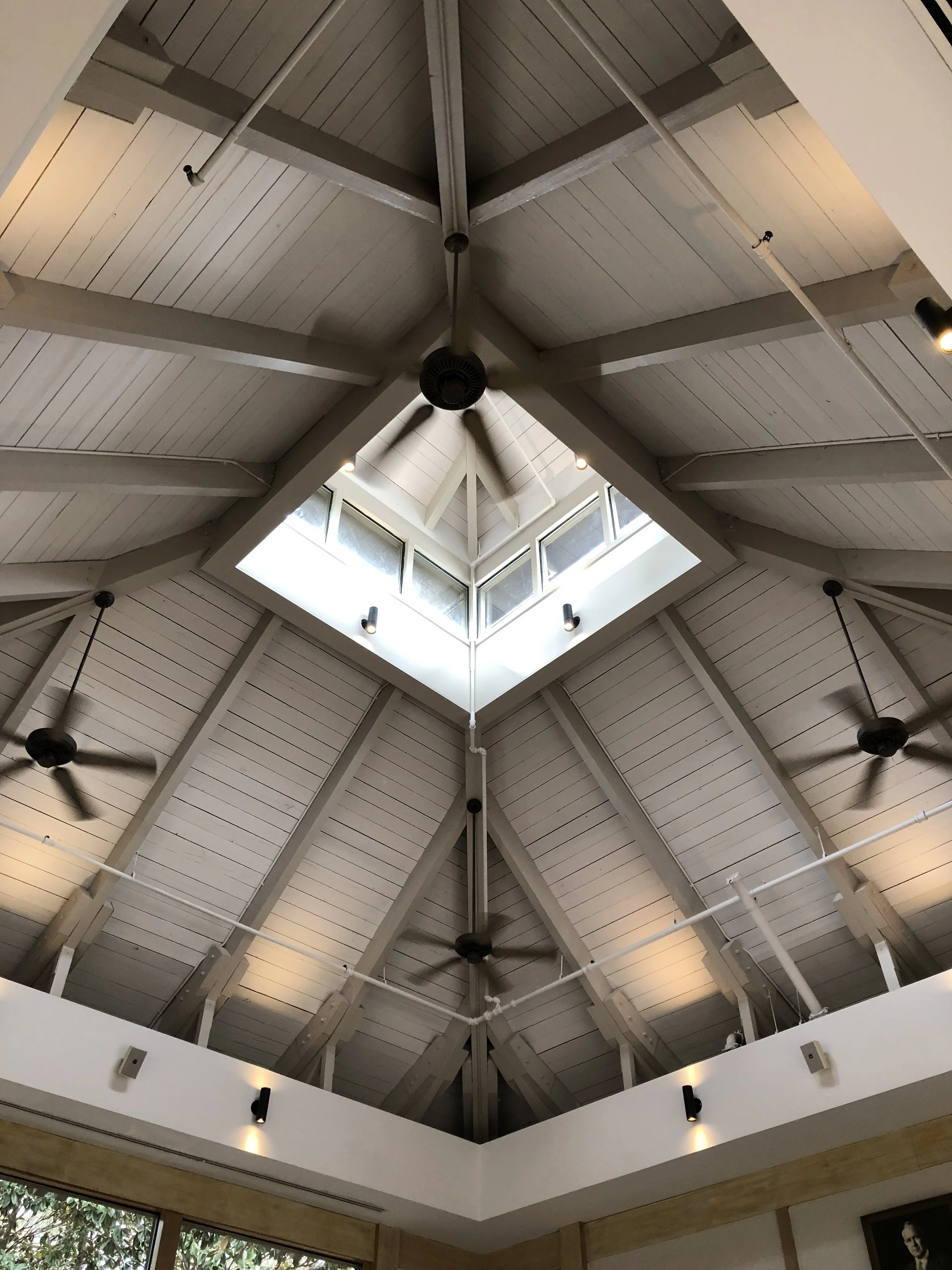 Ceiling of restaurant, Callaway Gardens, Georgia