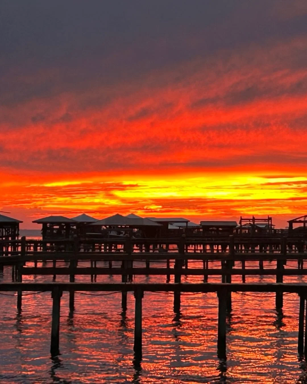 Sunset at our friend&rsquo;s house never seems to disappoint