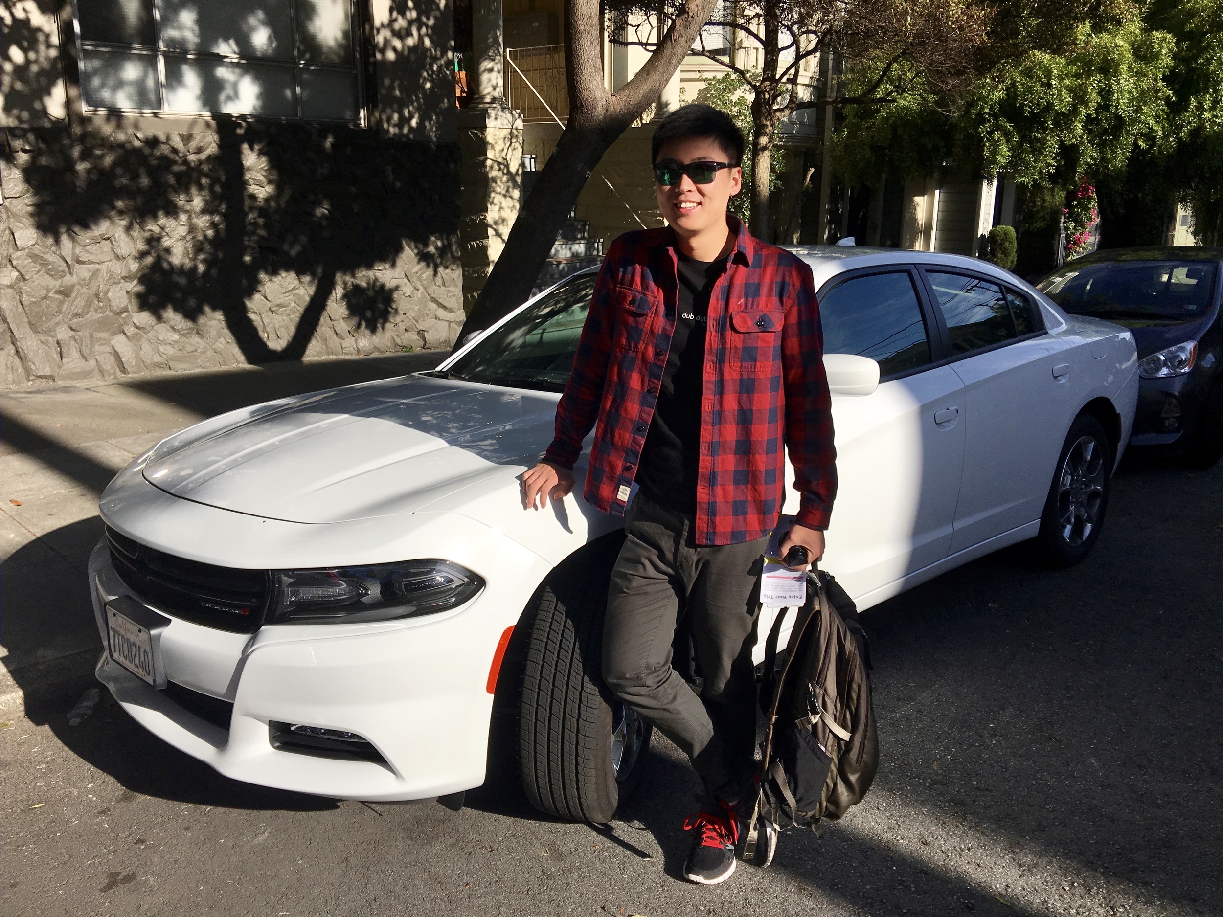 Me and the rented Dodge Charger
