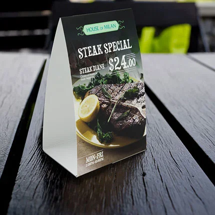 table tents