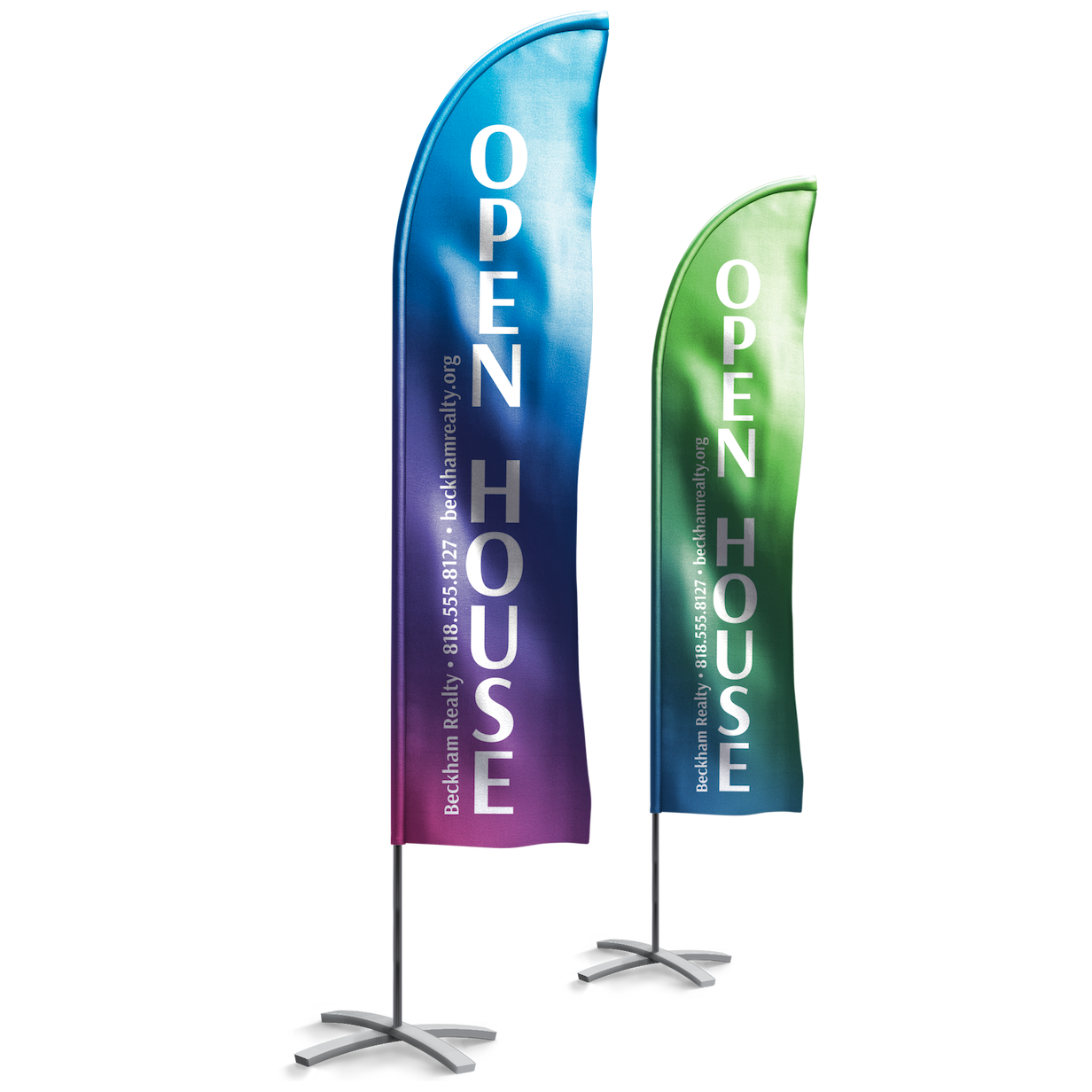Economy feather flags