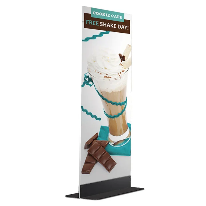 adjustable double mount pop display