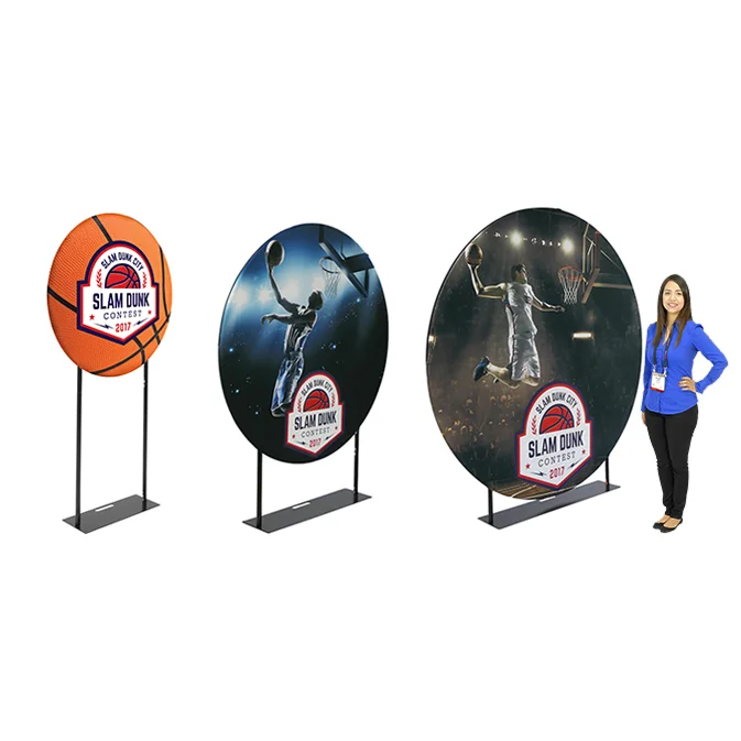 Round Fabric Display