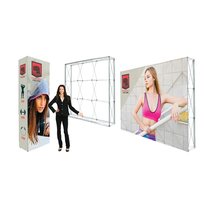 Backlit fabric wall