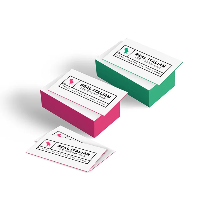 Thick Painted Business Cards