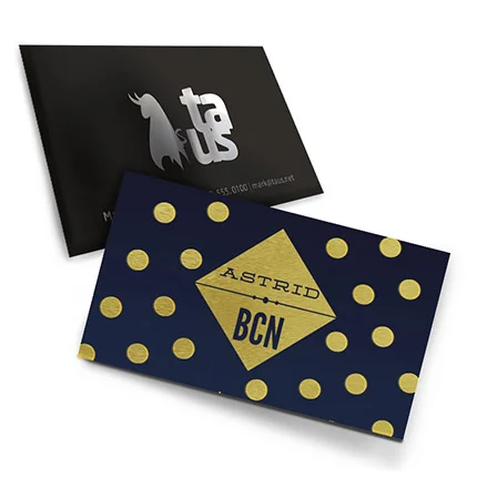 foil business cards