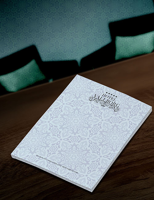 hotel notepad
