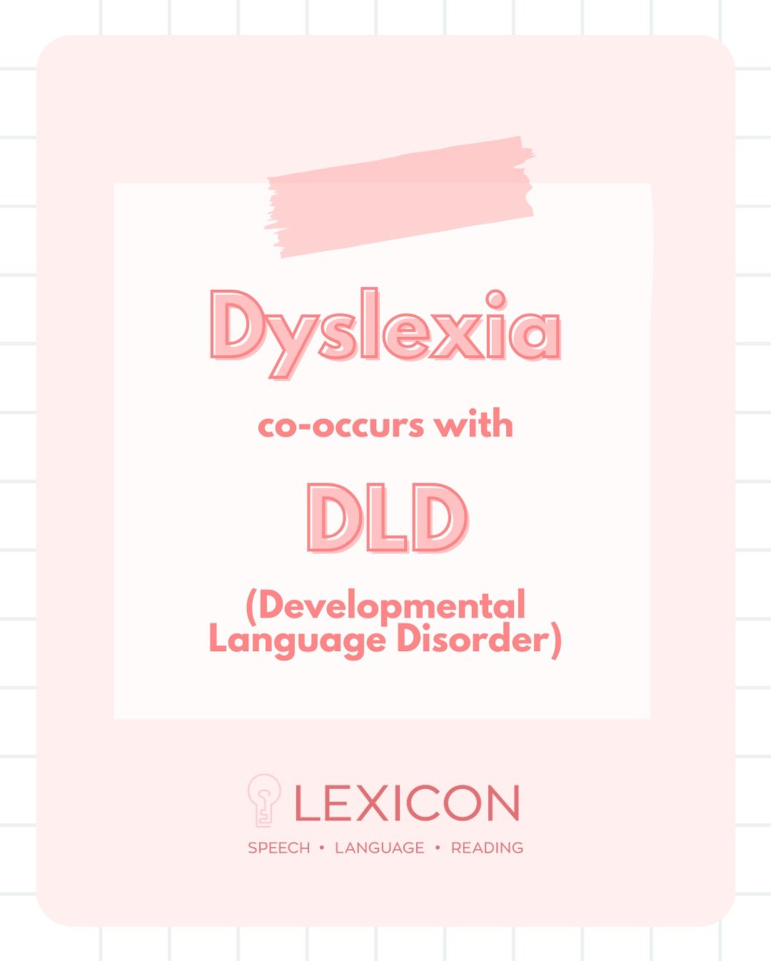 Dyslexia doesn&rsquo;t always show up alone.
Many children with dyslexia also have Developmental Language Disorder (DLD): a language-based learning difference that affects understanding and using words, sentences, and stories.

This matters because r