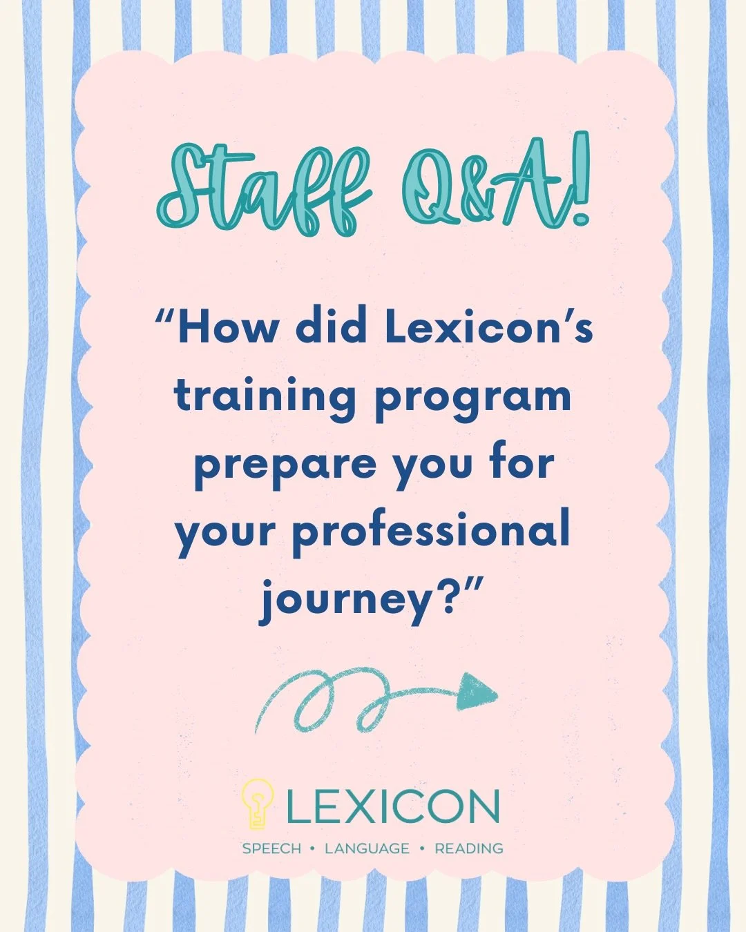 Lexicon employs a variety of professionals, all who must go through our intensive literacy training program! We love their dedication to the literacy field!🩵