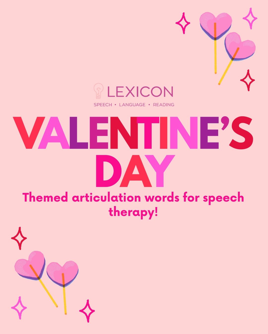 We LOVE practicing our speech sounds! Check out these Valentine themed words to practice your child&rsquo;s speech sound skills at home! 🩷✨❤️

#speechtherapyideas #valentinesspeechactivity #articulation #speechtherapy #speechtherapists