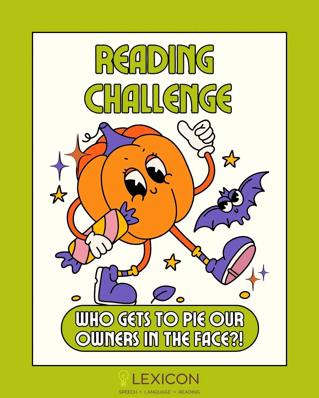 When you want your students to read but don&rsquo;t want to get pied in the face😂😂 Reminder to fill out those reading logs!!!! ‼️ALL ARE DUE BACK BY 10/12/26‼️