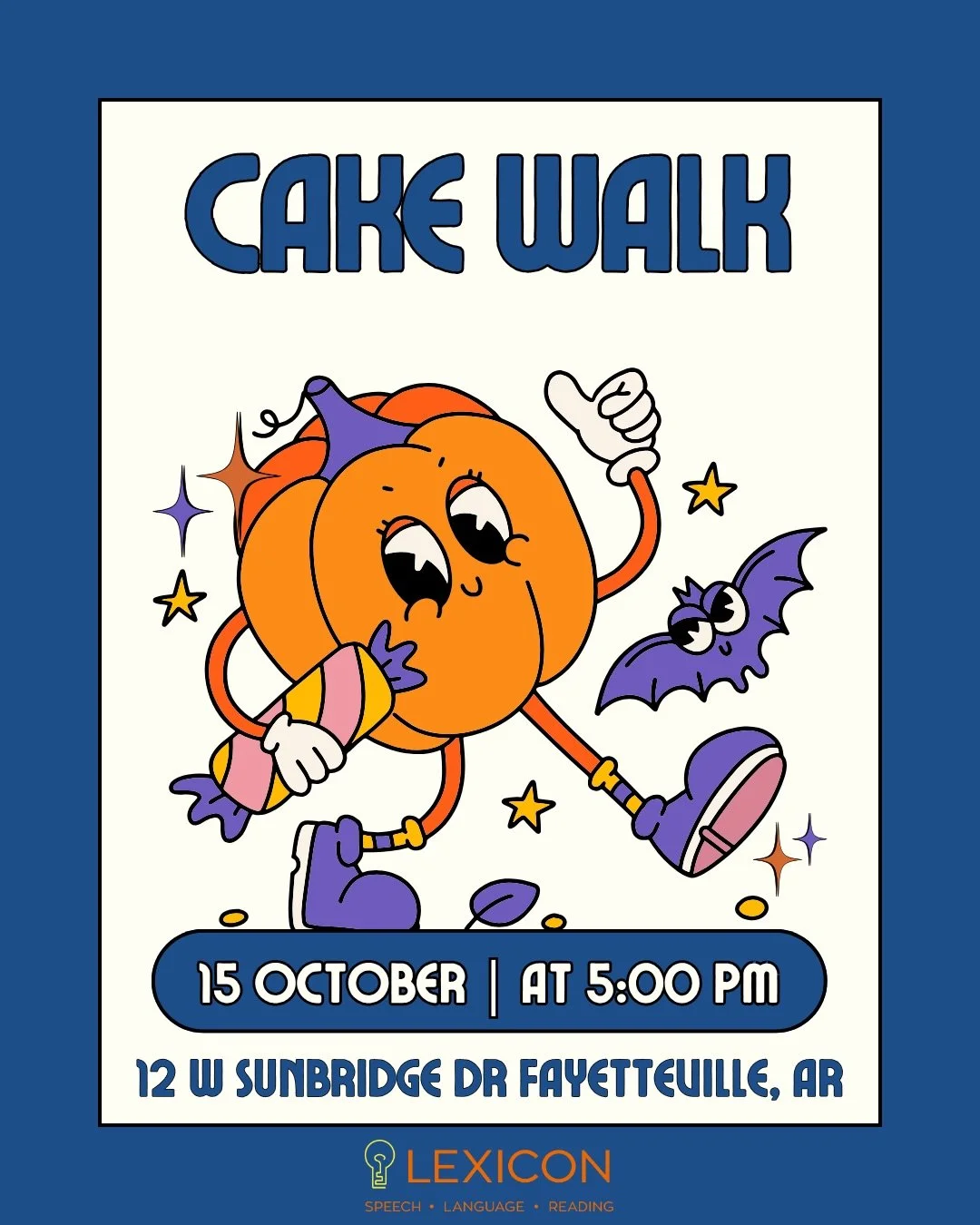 Trunk or Treat HYPE post part 1!!! 🎃💜

You CAN&rsquo;T miss the Cake Walk!! 🎂 Come ready to walk, win, and take home something SWEET! 👻🍰💜