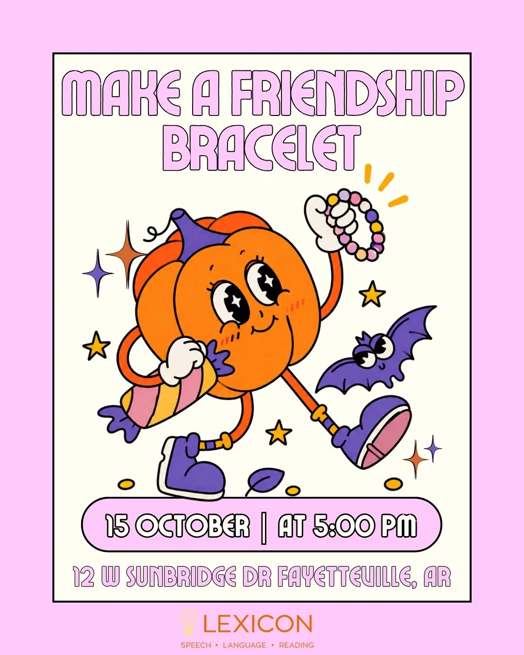 3 DAYS UNTIL TRUNK OR TREAT!! HYPE post part 4!!💖💞

The bracelet making station is BACK!! Every kid gets a FREE beaded bracelet (on us💖) that they can make themselves OR get from @beadsbydree if they prefer to pick one that&rsquo;s already made😆?