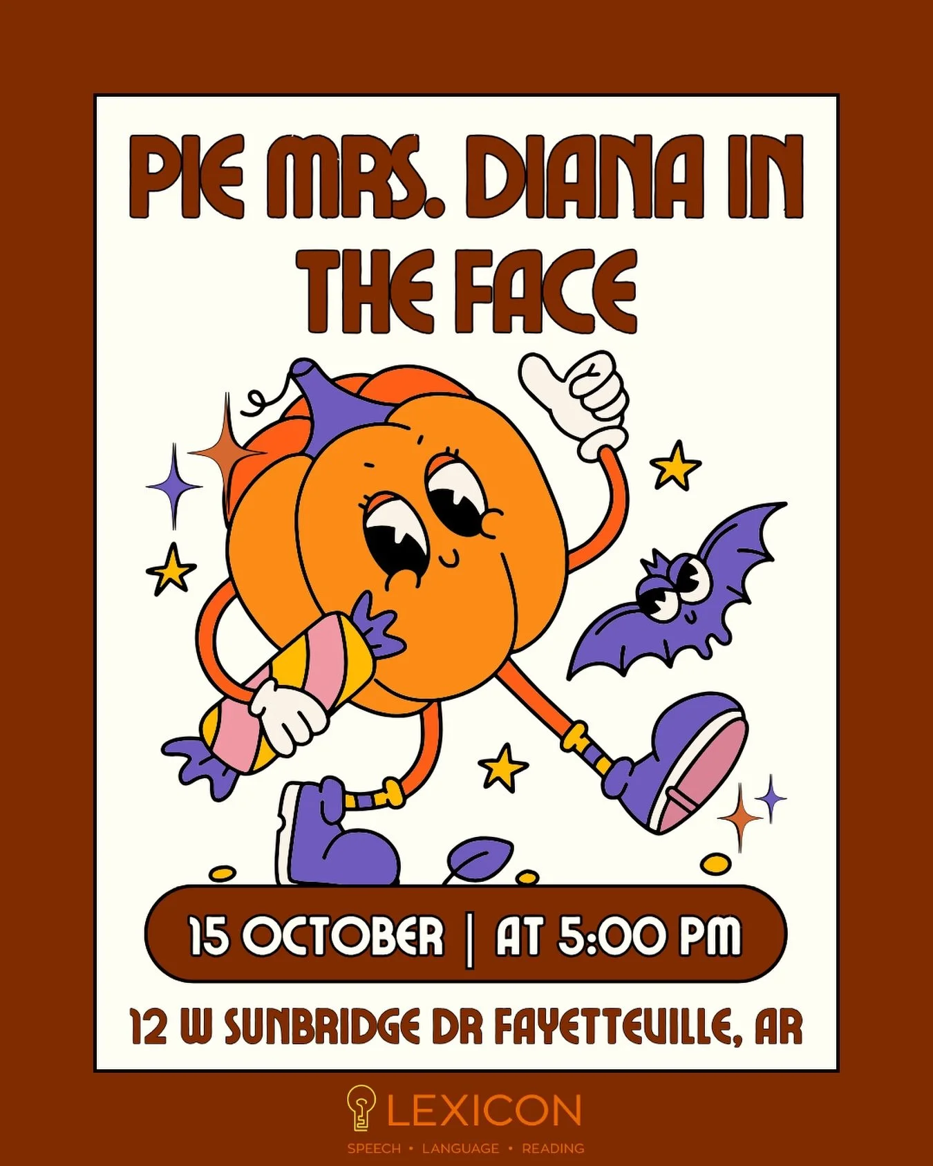 2 DAYS UNTIL TRUNK OR TREAT!! HYPE post part 6!!! 🥧🤎🎃

ANOTHER chance to pie someone in the face?! That&rsquo;s right!! 🤣Mrs. Diana is joining in on the fun, and you won&rsquo;t want to miss it!! 

Trunk or Treat is on October 15th at 5:00 PM!! ?