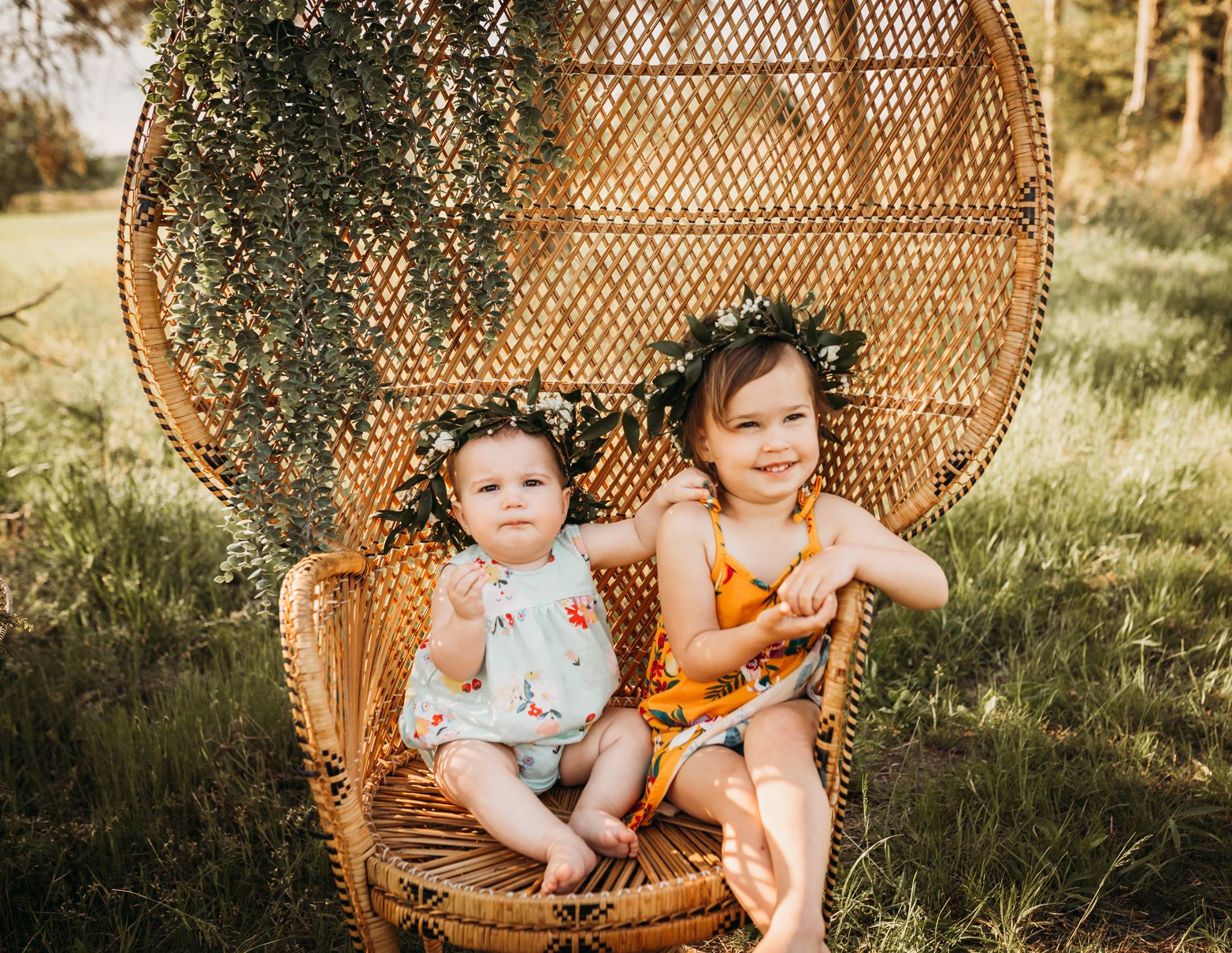 child peacock chair