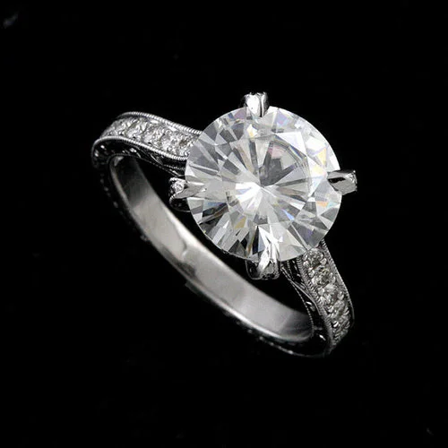 FINAL+SALE++Cubic+Zirconia+Platinum+Art+Deco+Replica+Hand+Engraved+Engagement+Ring+1.jpg