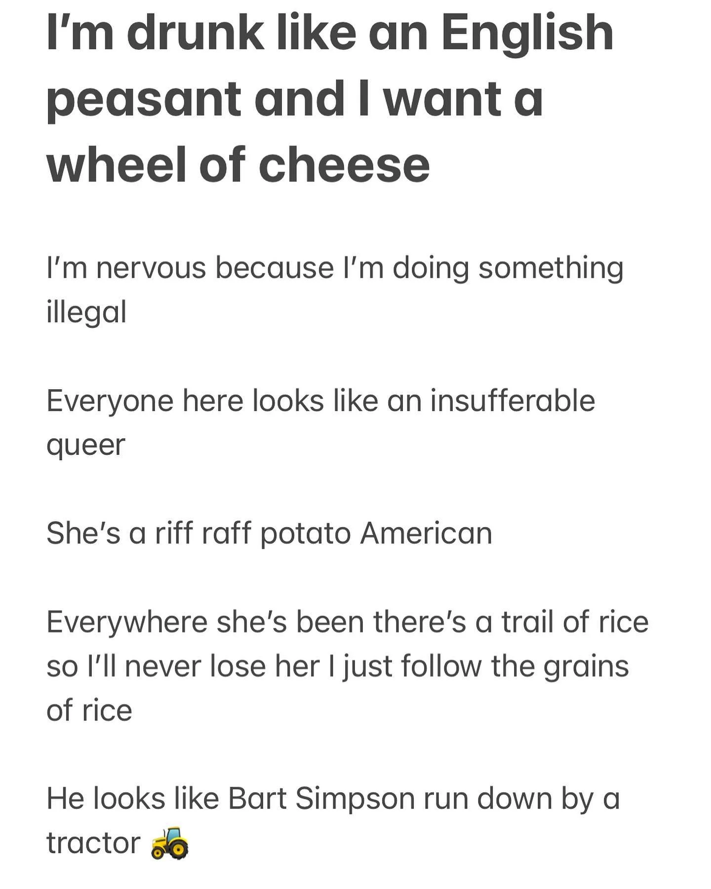 Things said on Wednesday of #AWP before I was too sick to see other people. @apbg_alex thanks for the first one, pobro.