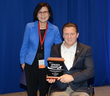 Dr. Jai Park received the Speedy award in 2016, which is given as “the highest honor bestowed by the Paralyzed Veterans of America and is presented in recognition of significant contributions to improving the lives of America’s paralyzed veterans.”