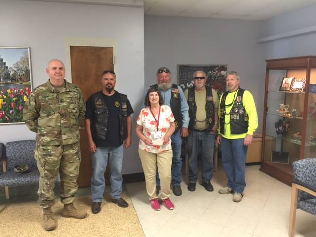 A big thank you to Combat Veterans Motorcycle Association Missouri Chapter 4-4 for their generous annual donation to the Gateway Chapter. http://mo4.combatvet.org/