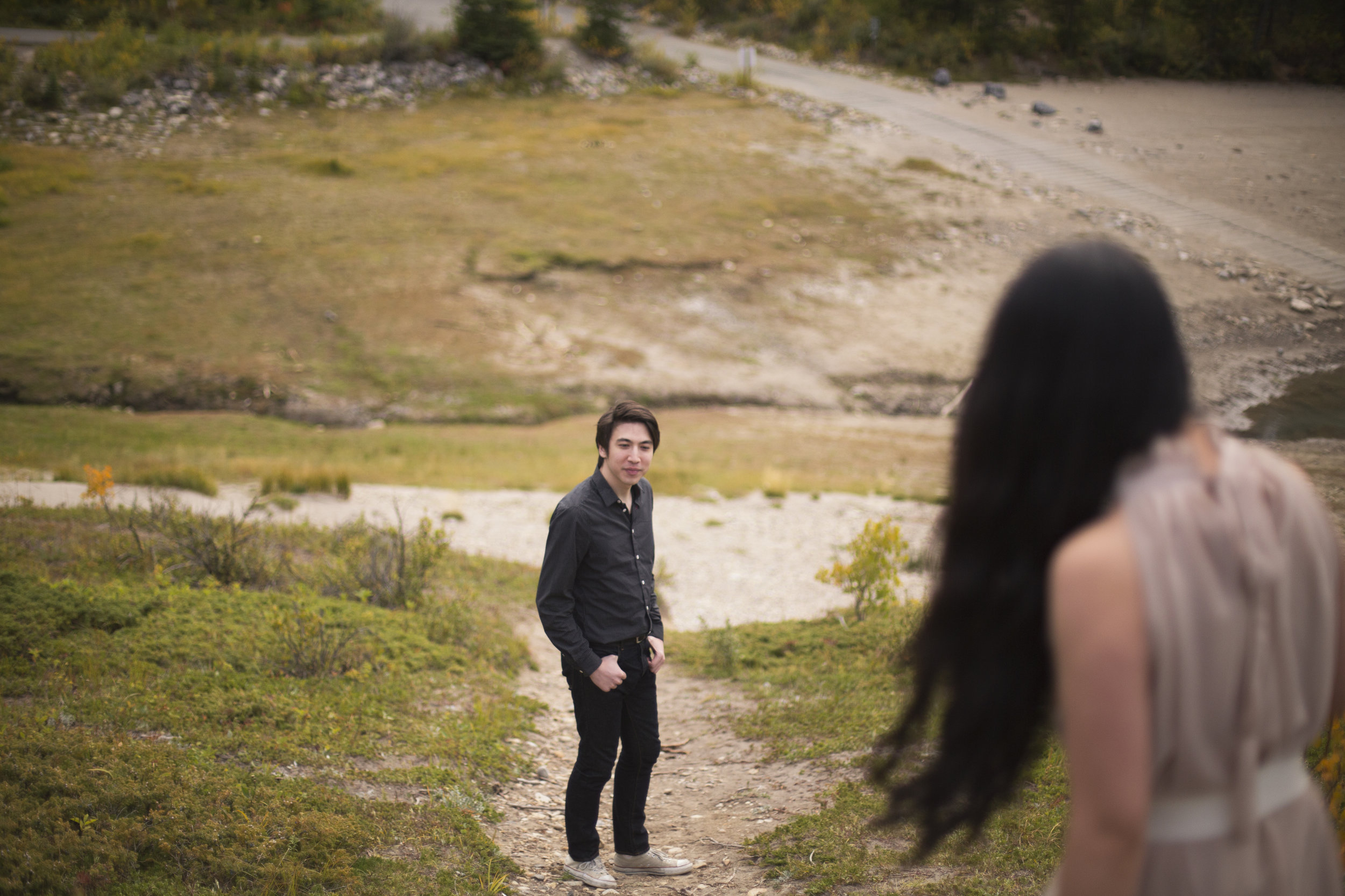 Canmore Alberta Couple Engagement