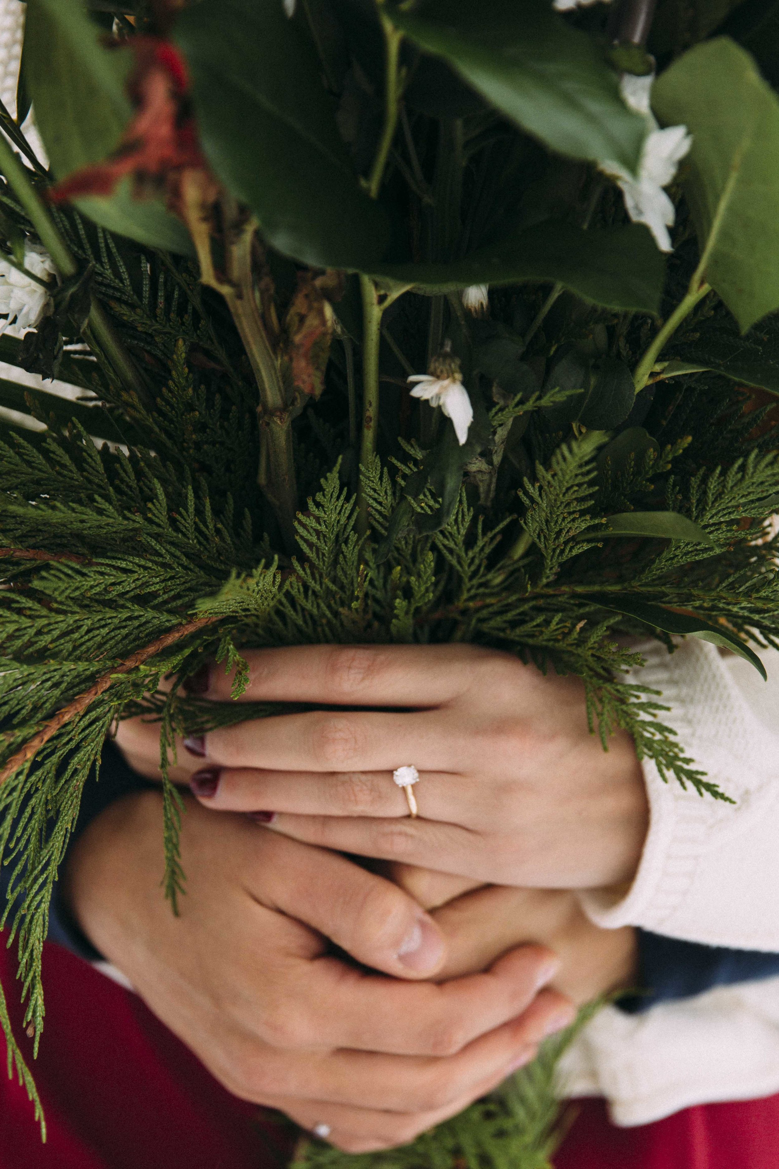 Winter engagement in Kelowna